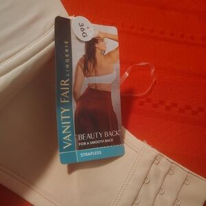 Vanity Fair Beauty Back Strapless Bra - Tan
